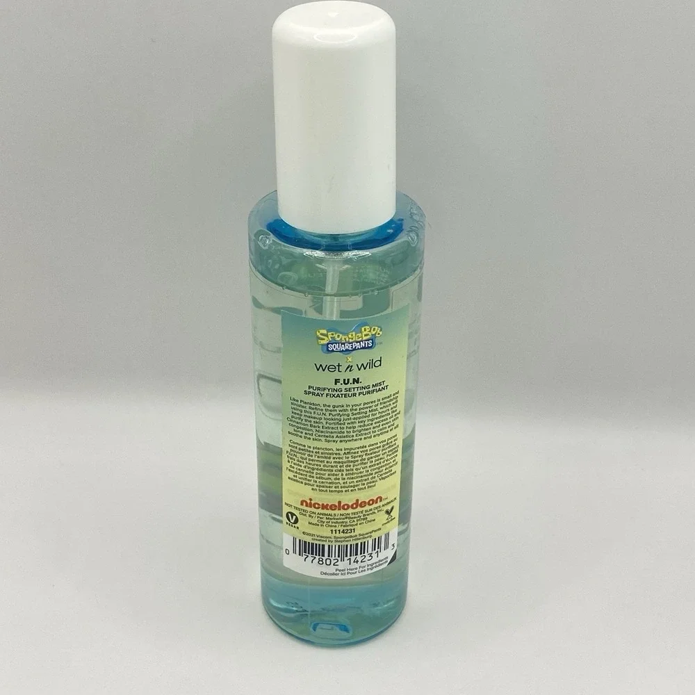 Wet n Wild Makeup X SpongeBob F.U.N. FUN Purifying Setting Face Mist 3.4 oz
